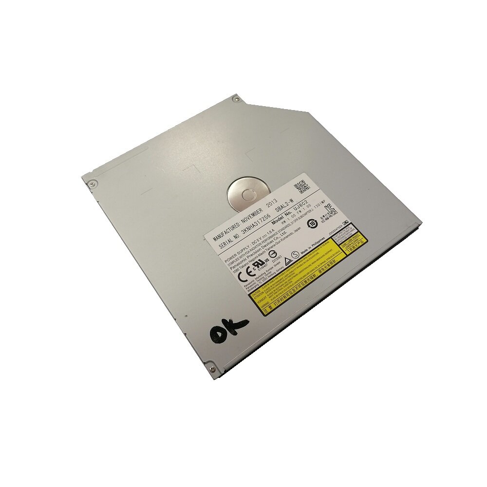 Привод DVD-ReWriter 9,5mm Slim SATA Panasonic UJ8C2, SBAL2-W