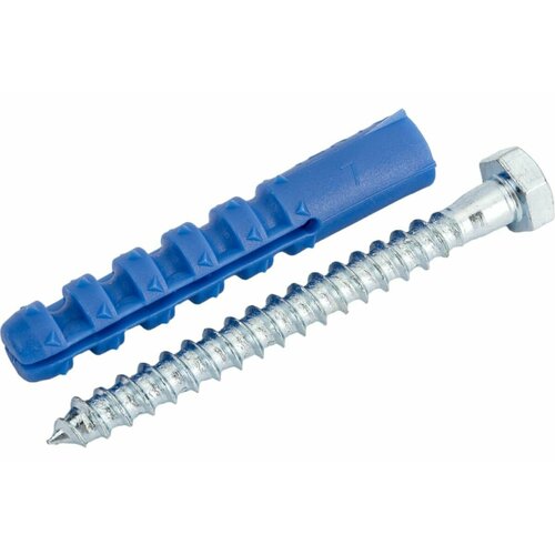 Набор для крепления виртуоз дюбель шуруп шестигранная головка2 набора по 4шт 616₽