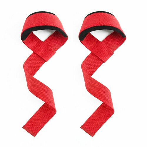 мягкие ремни для тяги harbinger черные пара Лямки/ремни ForAll для становой тяги на запястье красные 1 пара