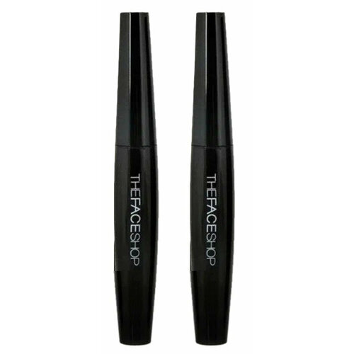Тушь для ресниц черная The Face Shop Freshian Big Mascara №1 Curling, влагостойкая, 7 гр, 2 шт