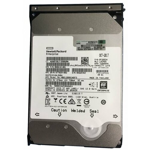 Жесткий Диск HP 881781-B21 12Tb 7200 SAS 35 HDD 64970₽