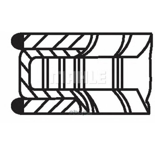 Кольца поршневые комплект на 1 цилиндр audivw mot32l v6 rs d84mm std knechtmahle 03074n0 5430₽