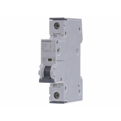Миниатюрный автоматический выключатель 1-полюсный B2A 5SY4102-6 – Siemens – 4001869468631