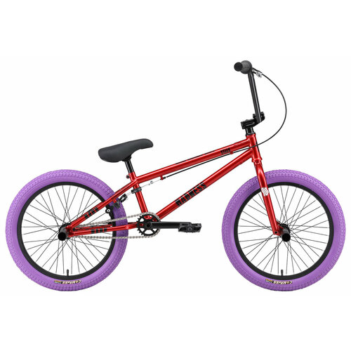 BMX Stark Madness BMX 5 Cr-Mo 2024 20 Красно-черно-фиолетовый 145-165 см 49990₽