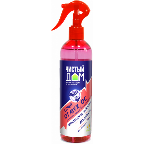 Чистый Дом Спрей от мух и ос 400 мл с экстрактом ромашки