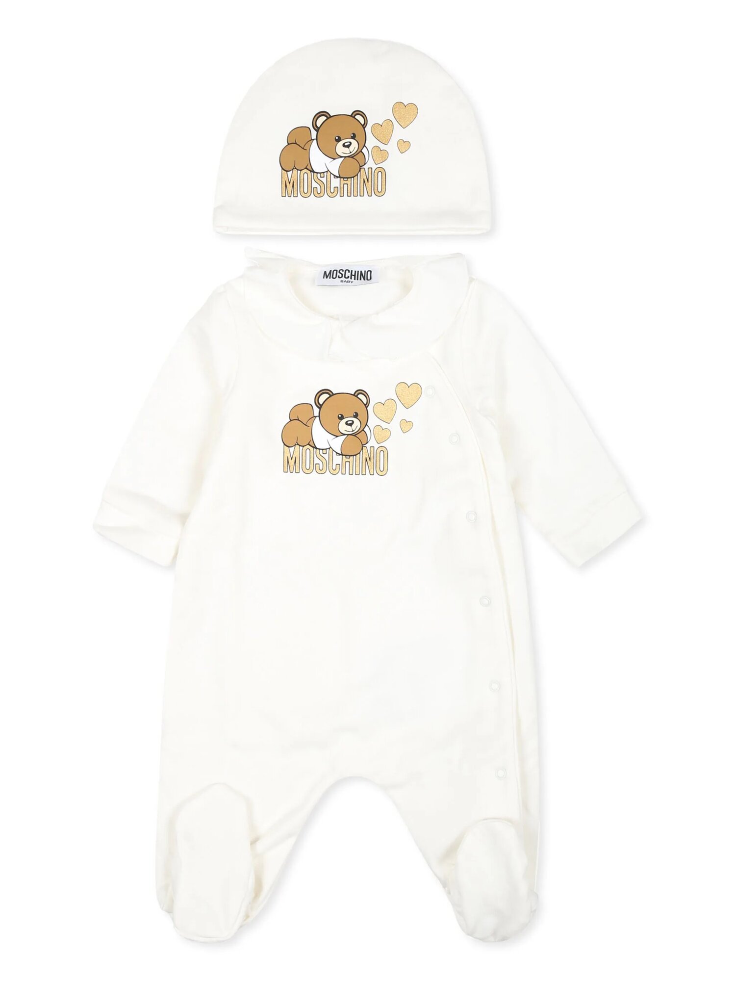 Пижама MOSCHINO Teddy Bear, размер 60, белый,