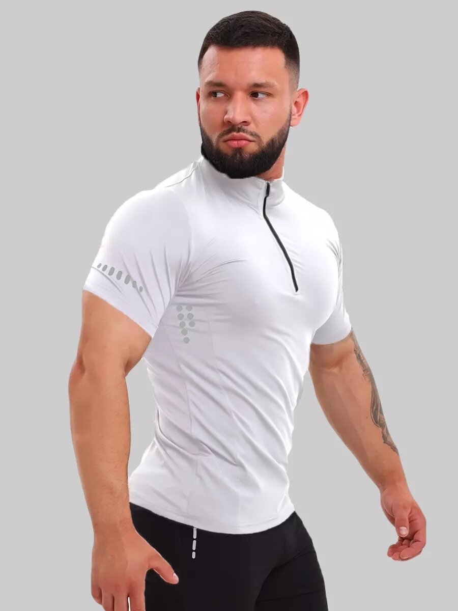 Лонгслив спортивный ROKSPORT, размер M, , белый