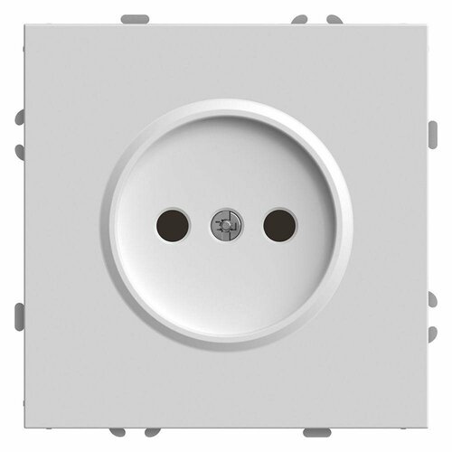 Розетка 2P Stekker Эмили со шторками белый фарфор RST16-5109-01 49876, цвет Белый фарфор/, материал /