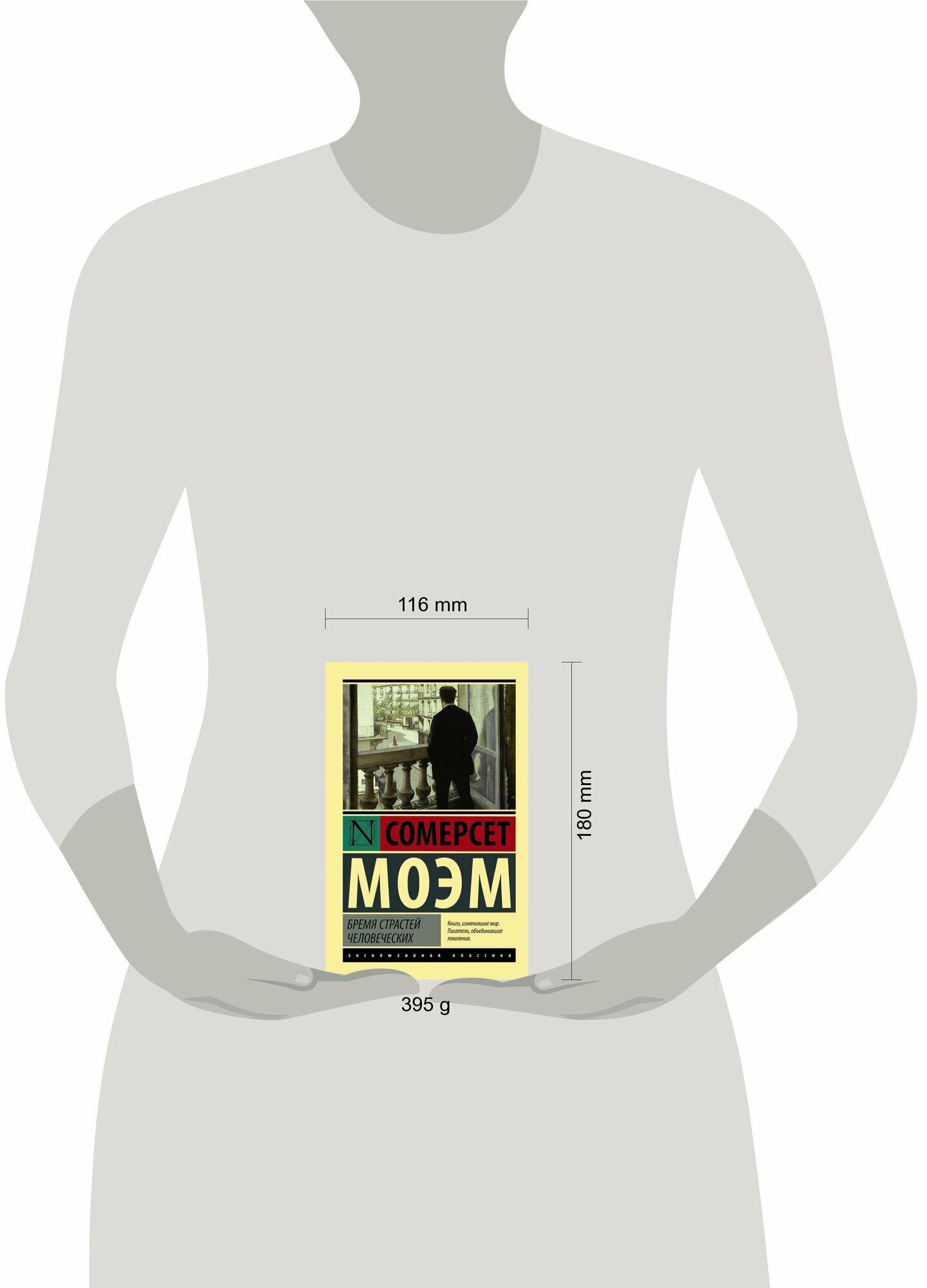 Книга АСТ "Бремя страстей человеческих", мягкий переплет, 800 стр — фото 1