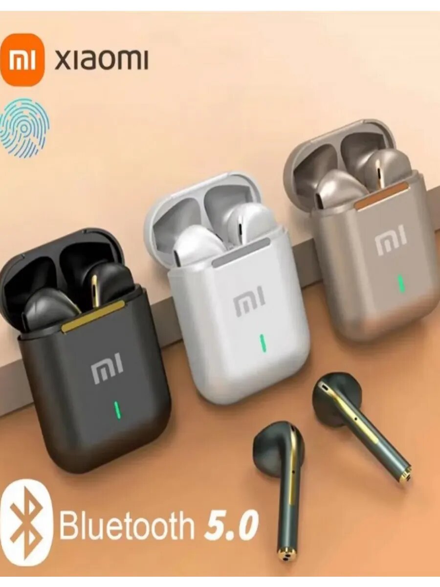 Наушники беспроводные Xiaomi J18, кейс.