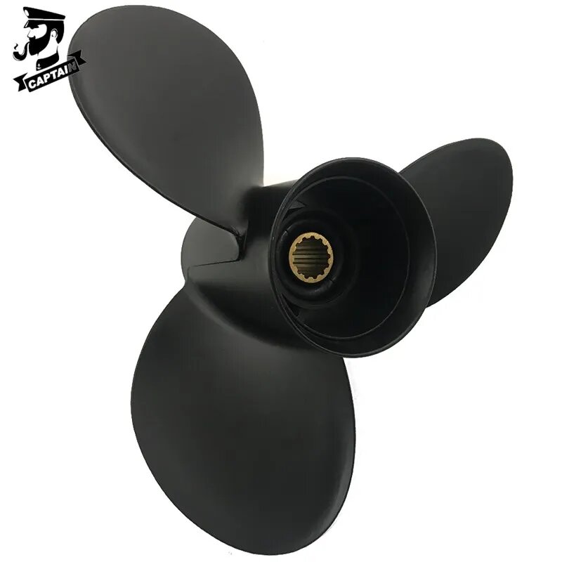 Пропеллер Captain Propeller 11 1/8x16 58100-88L72-019, подходит для подвесных двигателей Suzuki DF40A DF50A DF50AV DF60A DF60AV, шлицевая насадка 13 зубьев, RH