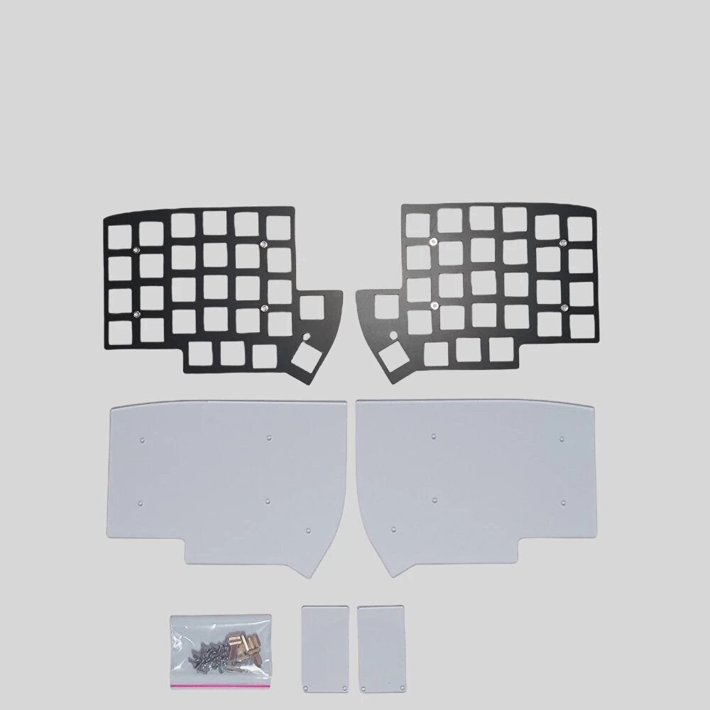MiFuny Lily58 RGB MX печатная плата для разделенной клавиатуры, FR4 Frosted Acrylic