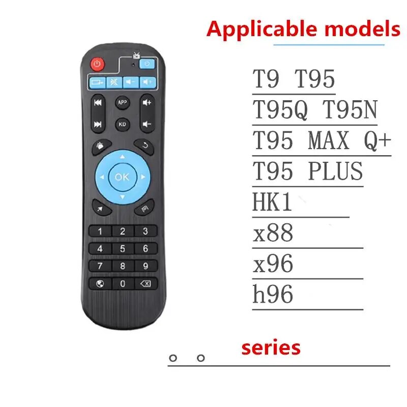 Универсальный пульт дистанционного управления для X96 X96mini X96W Android TV Box ИК-контроллер для телеприставки X96Q NEXBOX A95X Android 7.1 TV Box, For T95 MXQ Series