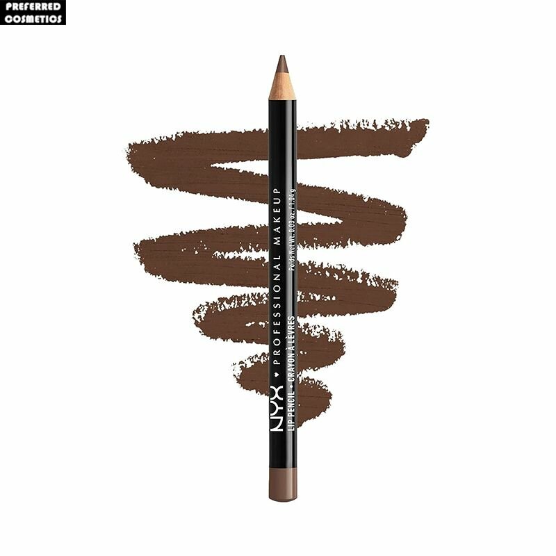 Тонкий карандаш для губ NYX PROFESSIONAL MAKEUP, стойкая кремовая подводка для губ - 820 Espresso
