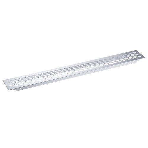 Решетка вентиляционная 484х60 мм шлифованная сталь 817₽