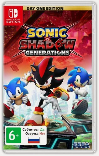 Изображение товара Sonic X Shadow Generations - Day One Edition (Nintendo Switch, Русские субтитры) / Игра на картридже