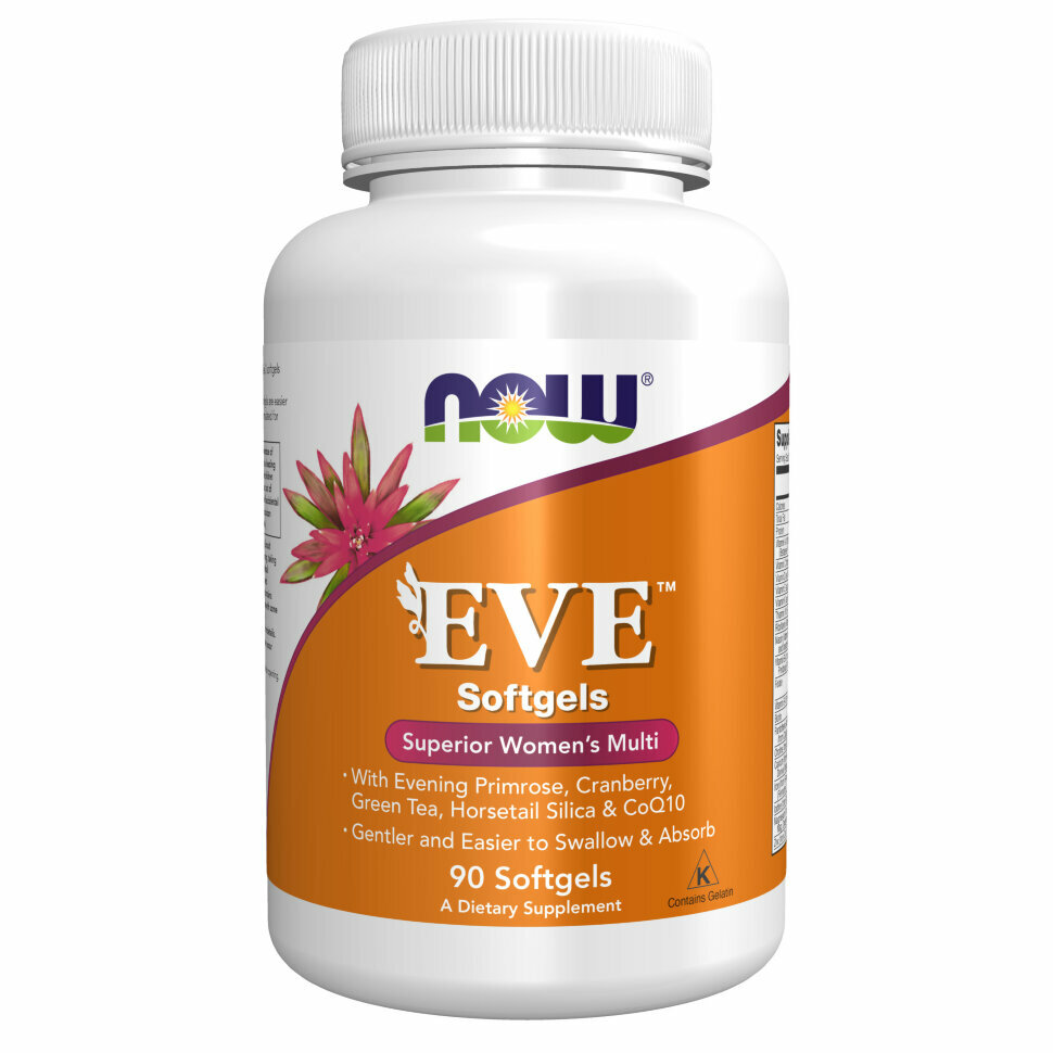 Комплексные витамины NOW Eve Multi Womens 90 софтгель капсул