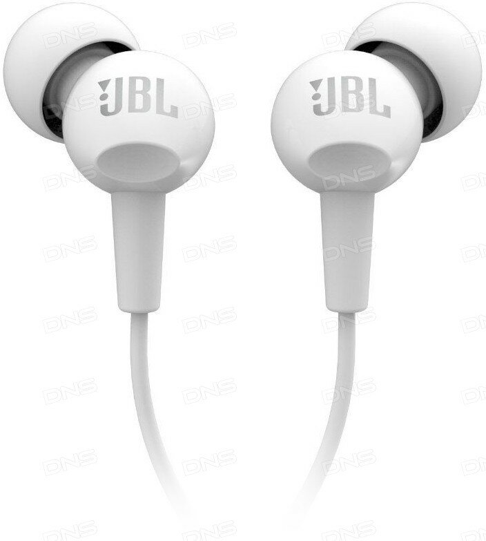 Проводные наушники JBL С100SI белый