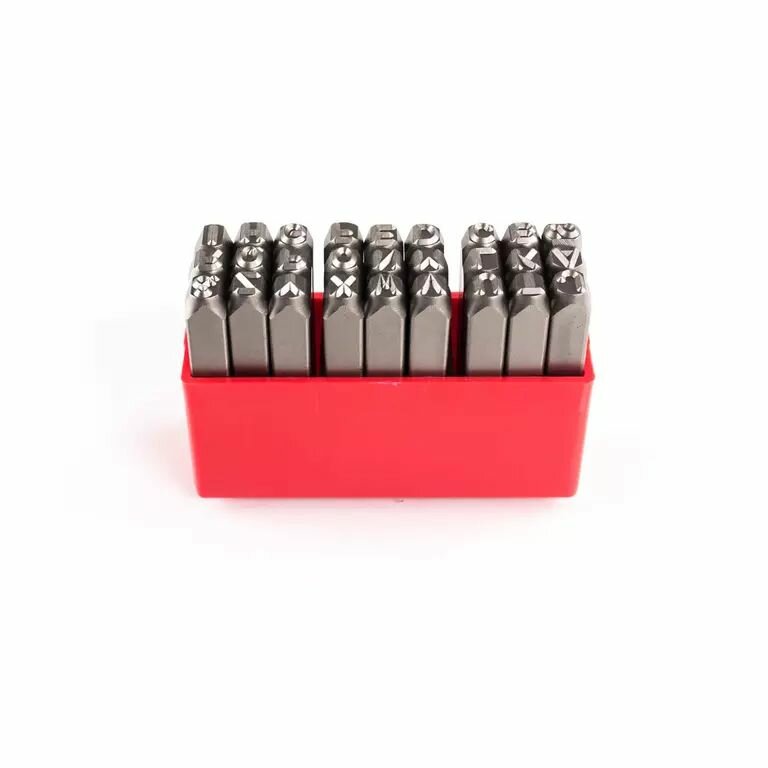 Набор клейм буквы 5 мм CrMo, Licota ATF-5115A-5.0