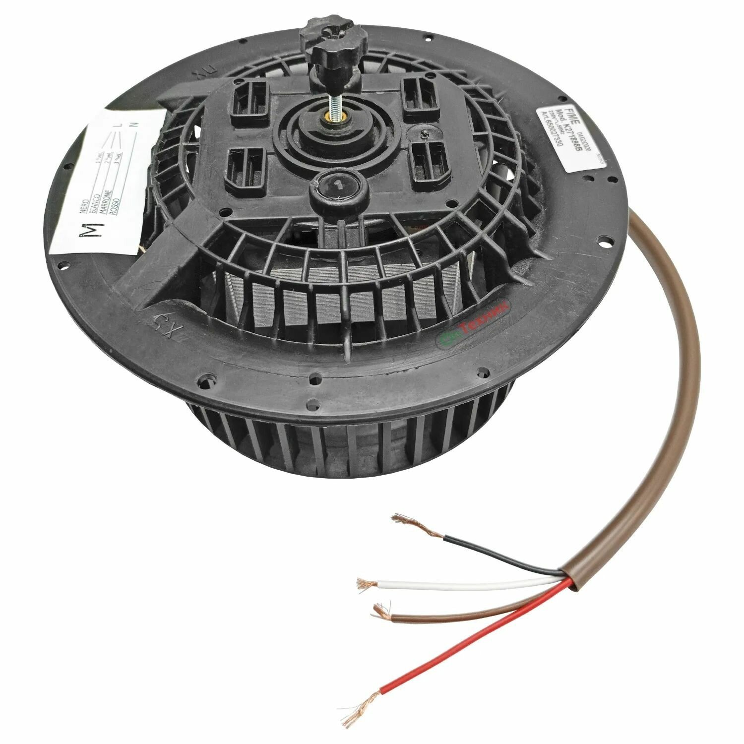 Двигатель-мотор D190мм 3скорости для вытяжки. K271898B 650027330 135W 220-240V HOD200UN Против часовой стрелки.