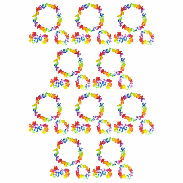 Гавайский набор: ожерелье лея 