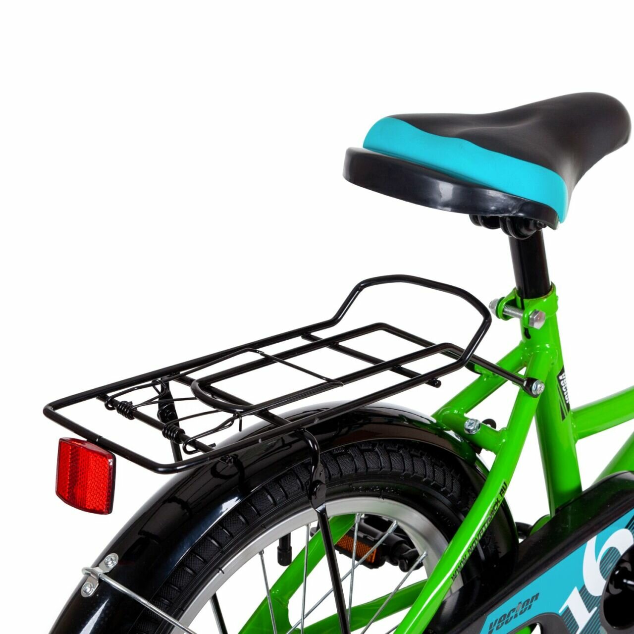 Детский велосипед Novatrack Vector 16" (2022) 16 Салатовый (101-115 см) — фото 1
