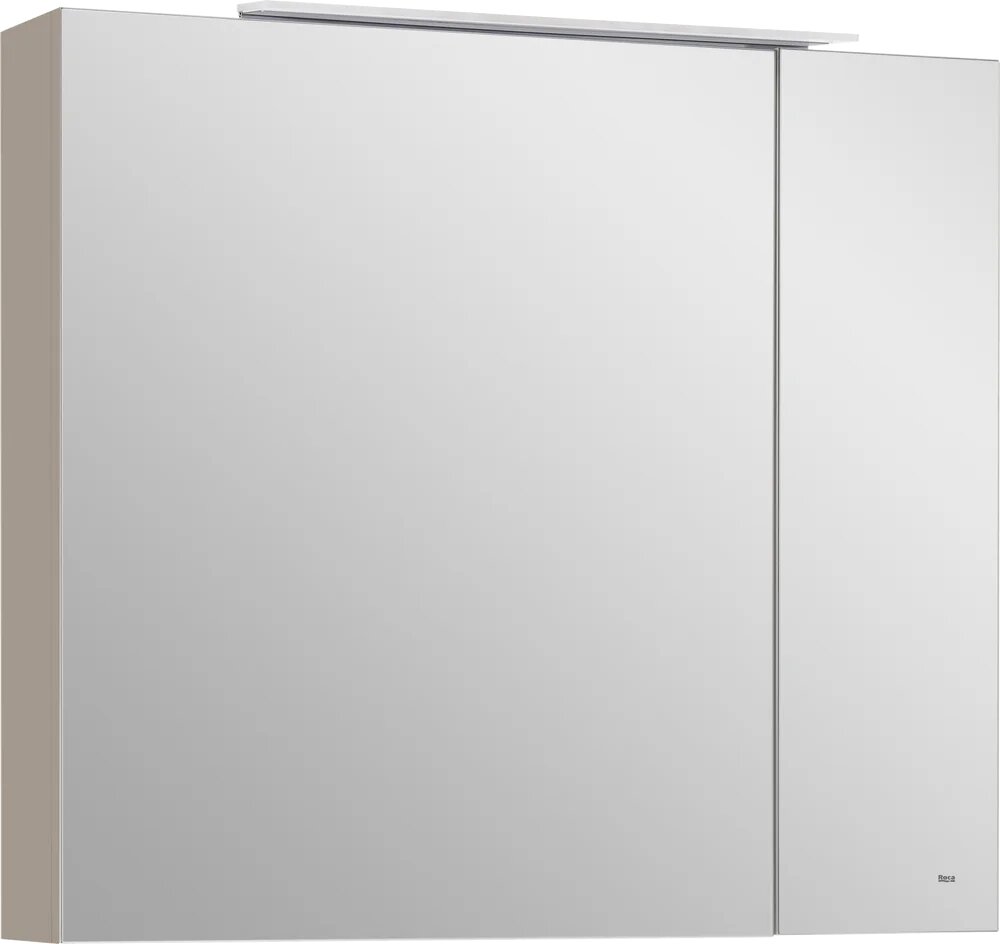 Зеркало-шкаф Roca Oleta 80 со светодиодной подсветкой 80 см бежевое