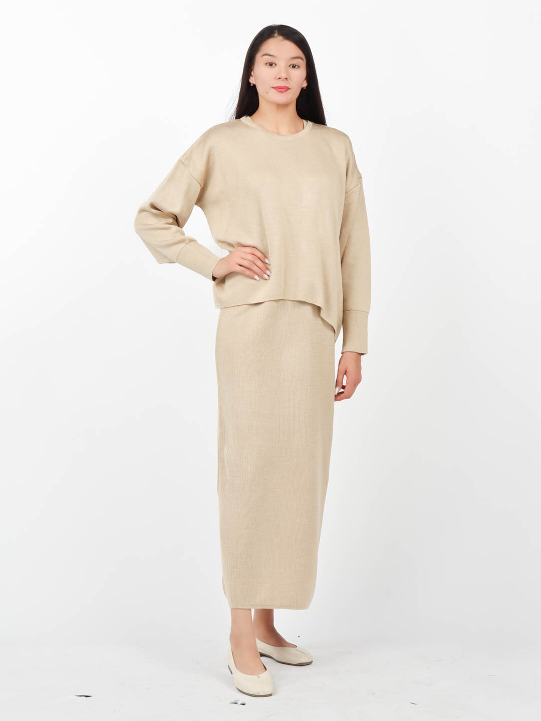 Комплект одежды Didov TRIKO 0023, размер freesize, beige