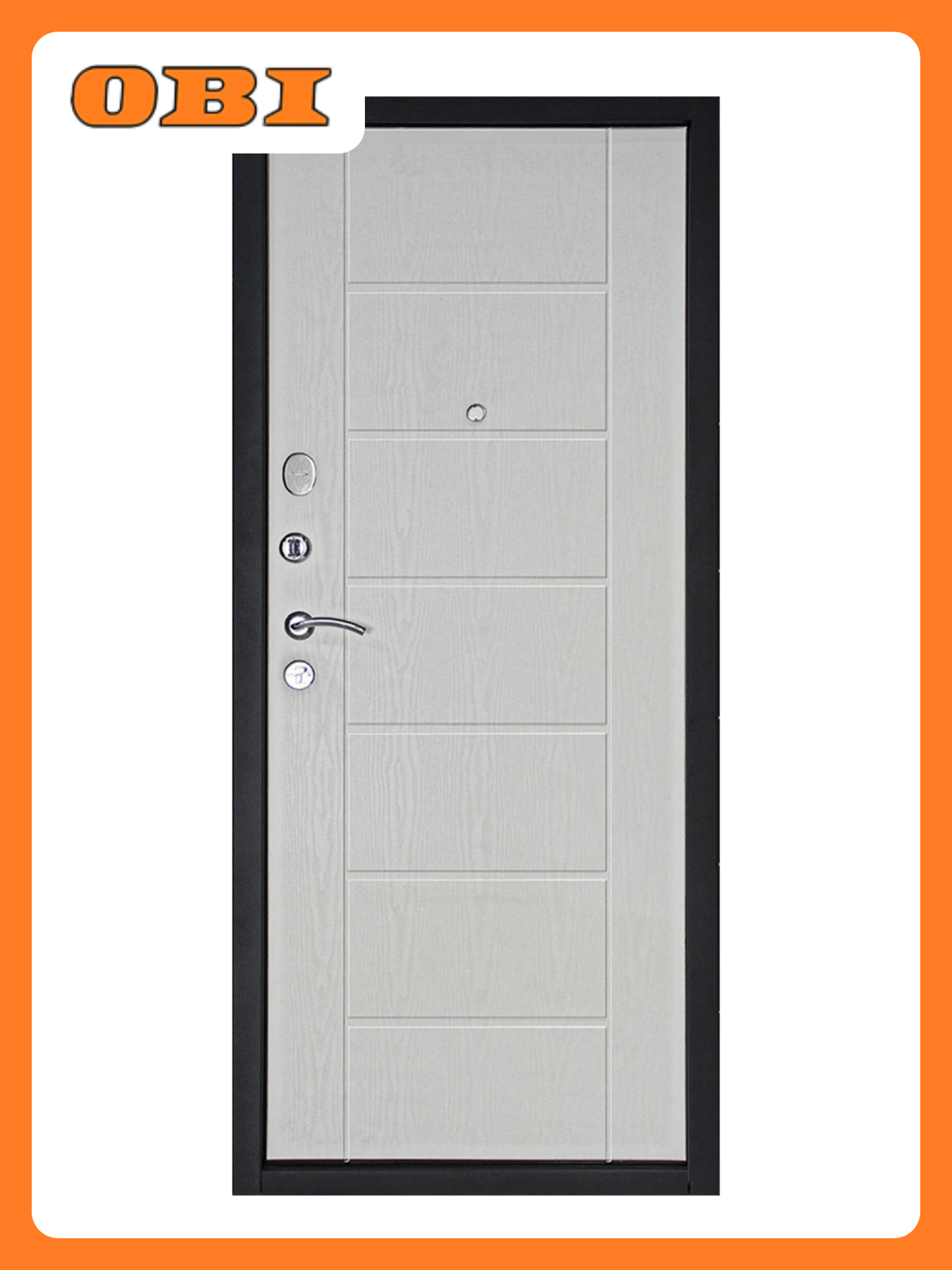 Дверь металлическая Дверной континет Теплолюкс белое дерево 96х205 см правая