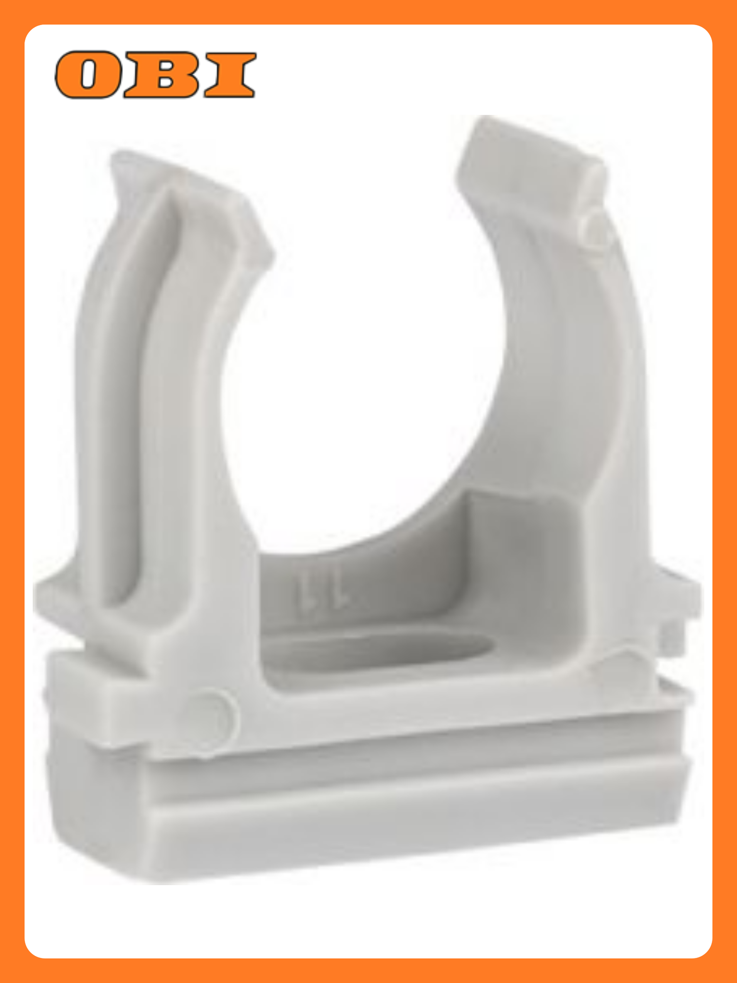 Крепеж-клипса d16 мм (10 шт) серая EKF-Plast