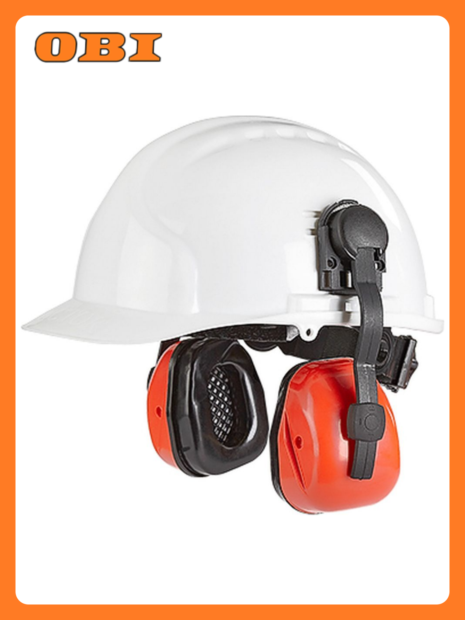 Наушники исток шумоподавление крепление на каску многоразовые красно-черные