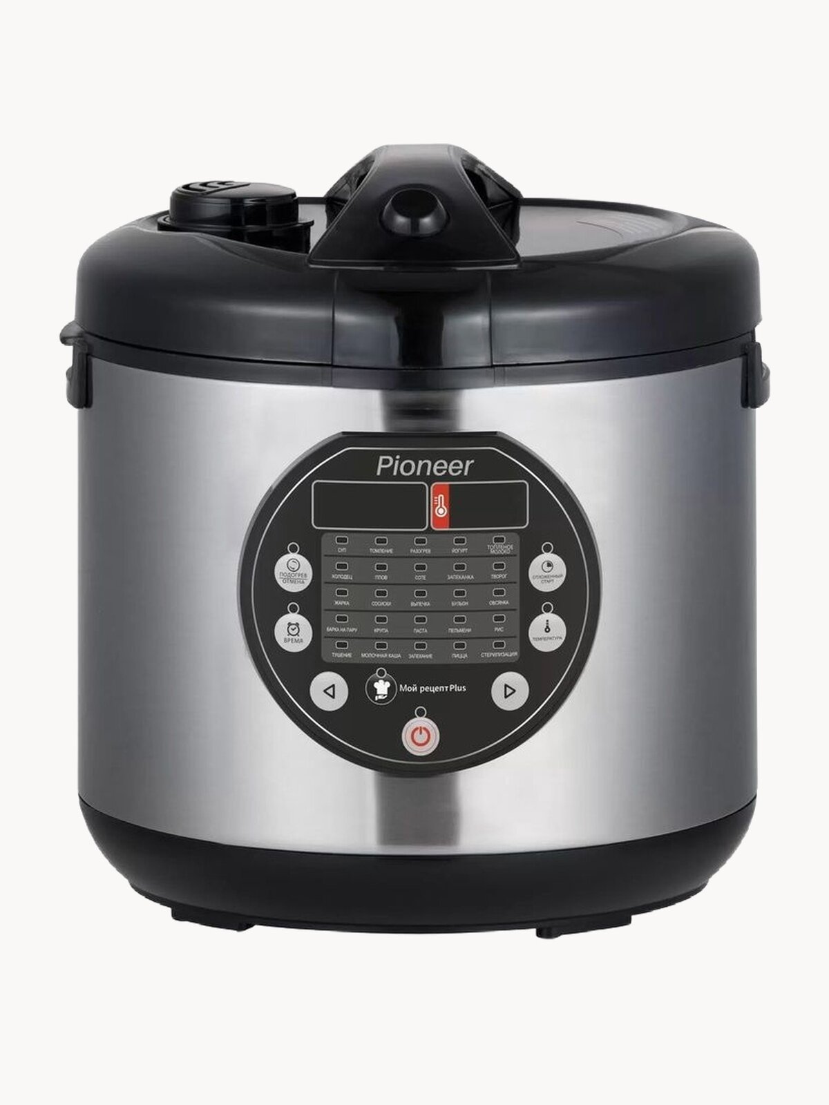 Мультиварка Pioneer MC301, 25 автоматических программ, 200 режимов приготовления, режим "Мой Рецепт", чаша 5 л,860 Вт