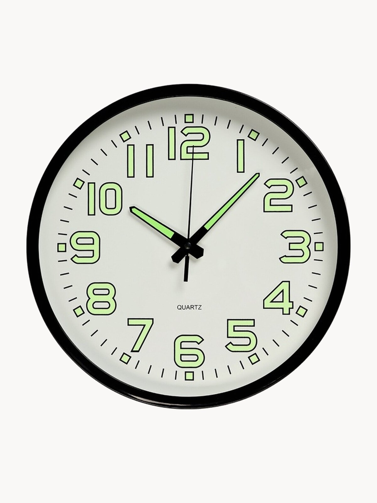 Часы настенные интерьерные «Классика», плавный ход, светящиеся, d-30 см