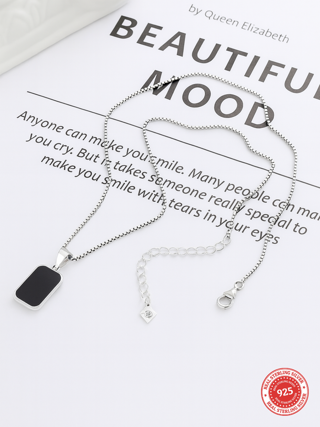 Шнур, 1 шт., длина 50 см, Silver — фото 1