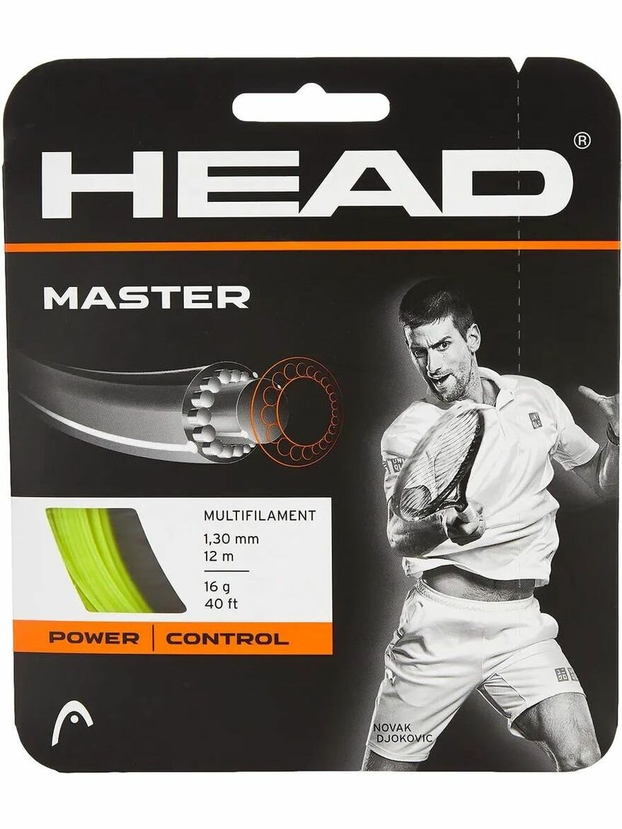 Струны для ракетки Head Tennis Multifilament Head Master Control 16g 1.28mm Strings - Natural 12m 40ft