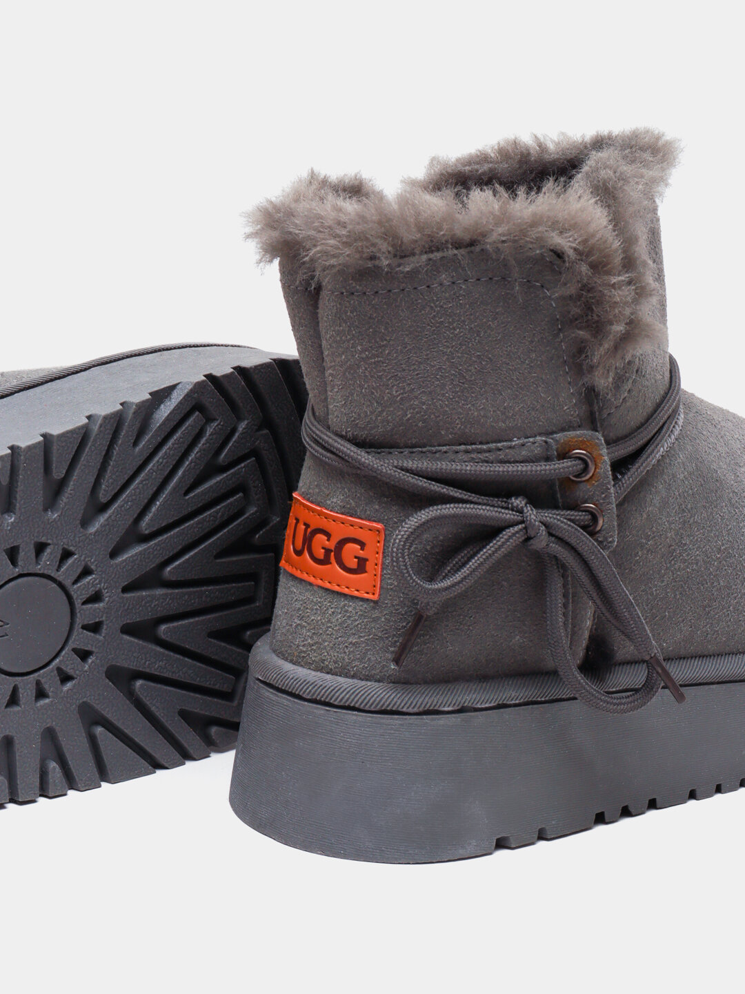 Угги, размер 40, темно-серый — фото 1