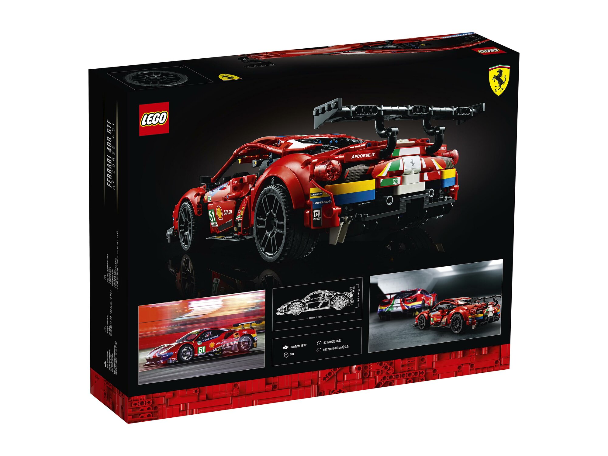 LEGO 42125 - Лего Ferrari 488 GTE AF Corse #51