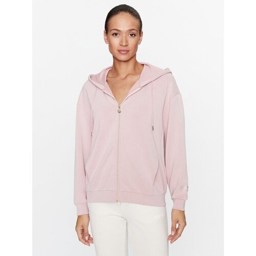 фото Толстовка ea7 core lady relax, размер s, розовый