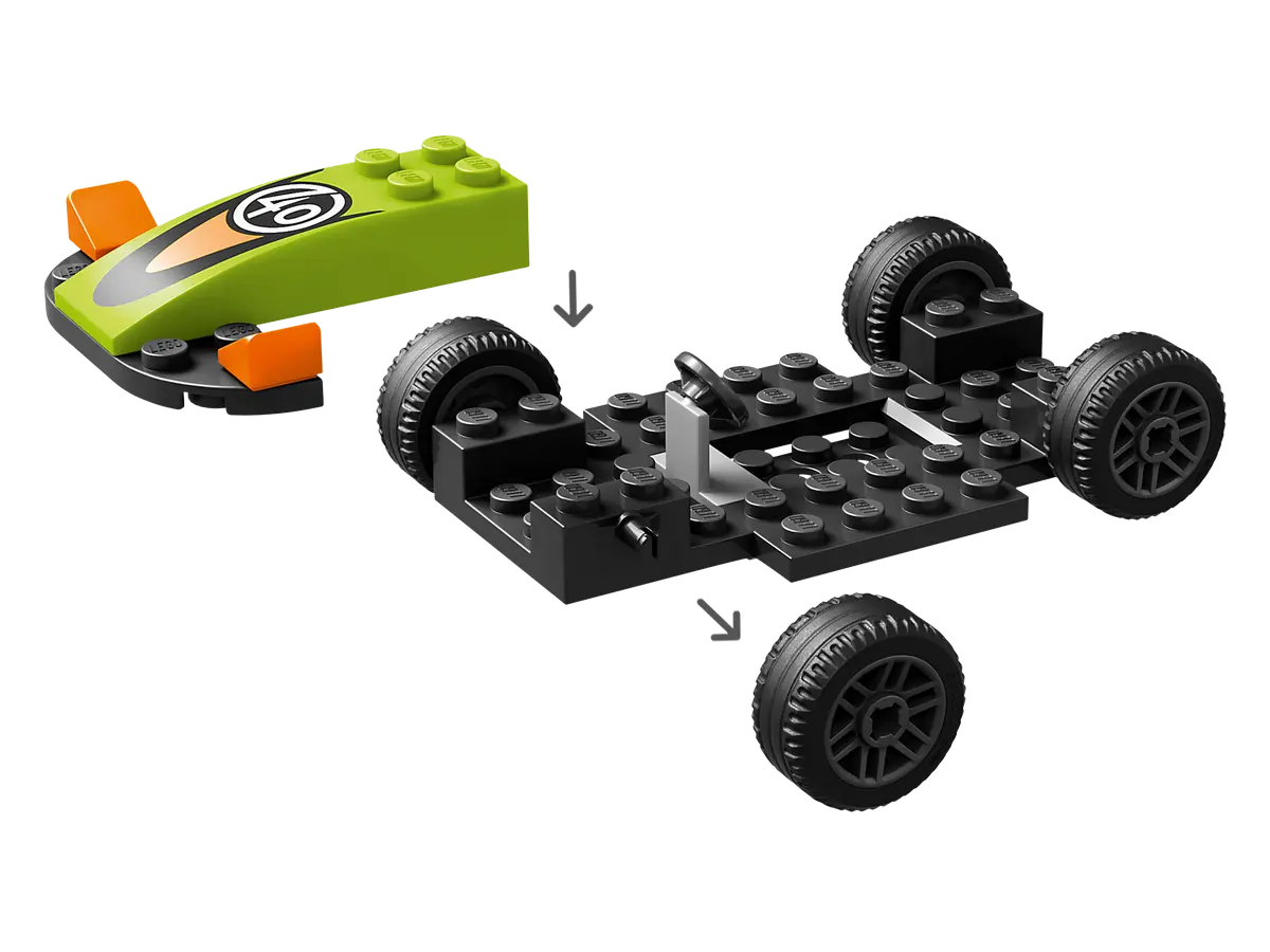 Конструктор Lego ® City 60399 Зеленый гоночный автомобиль