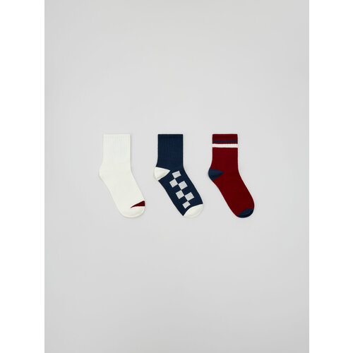 фото Носки sela 3 пары, размер 14/16, мультиколор