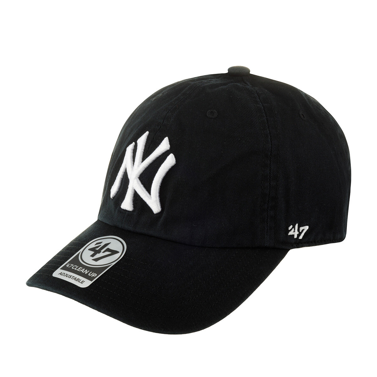 Бейсболка 47 BRAND арт. B-RGW17GWSNL-BKC New York Yankees MLB (черный / белый), размер ONE