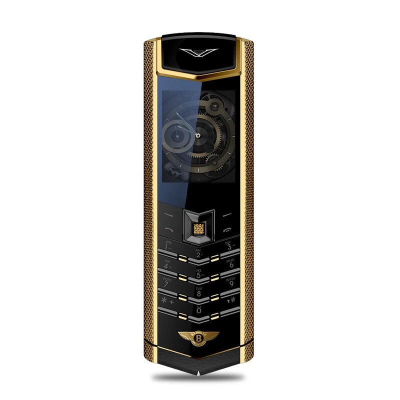 Барный телефон с металлическим корпусом K9 V9 Dual Sim Bluetooth Dialer Старший мобильный телефон Невидимая клавиатура Поддержка русской клавиатуры — фото 1