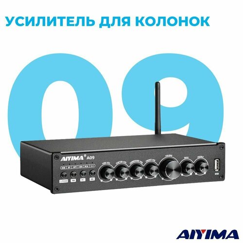 Усилитель для колонок AIYIMA A09 с блоком питания 24В45А 19690₽