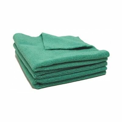 Микрофибра для авто / Тряпка для автомобиля / 3D Edgeless MF towel green 300GM G-38G-12 зеленое 40х40 см