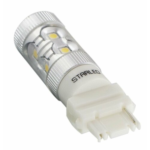 Светодиодная лампа 3156 P27W W2,5x16d для заднего хода габаритных огней 12-24 VDC белый цвет STARLED 8G 3156 White