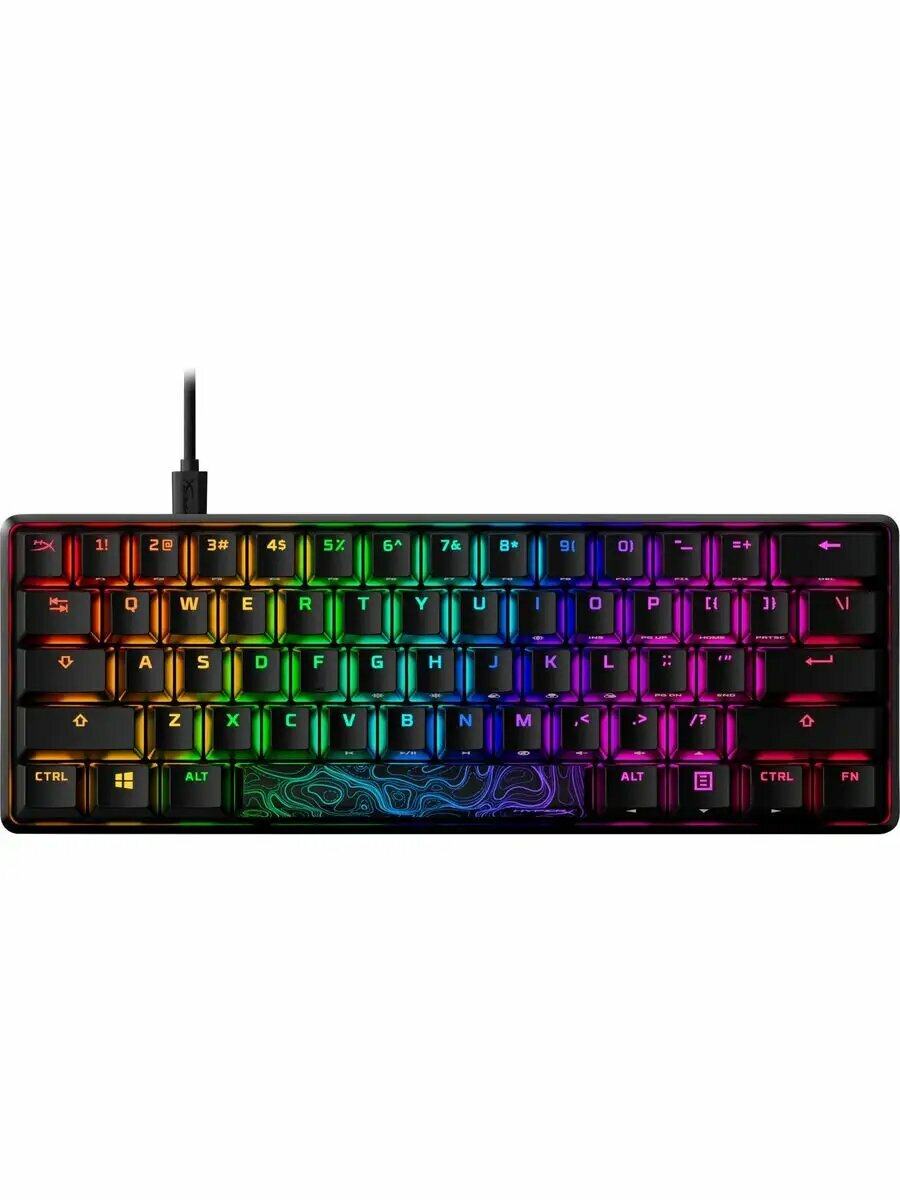 Клавиатура игровая Alloy Origins 60 HX Aqua Switch русская раскладка, черный