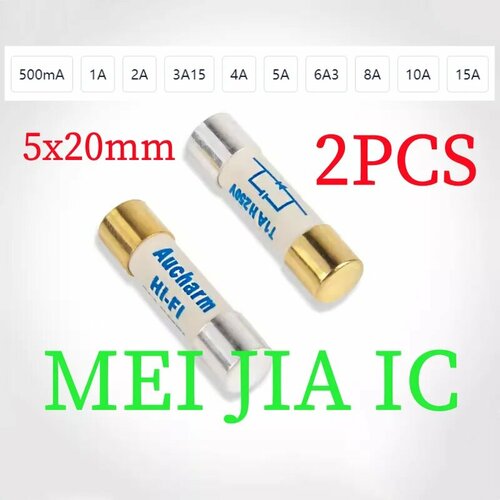 2 шт медленный расплав серебряный предохранитель MXRSDF 5x20 мм 5A 880₽