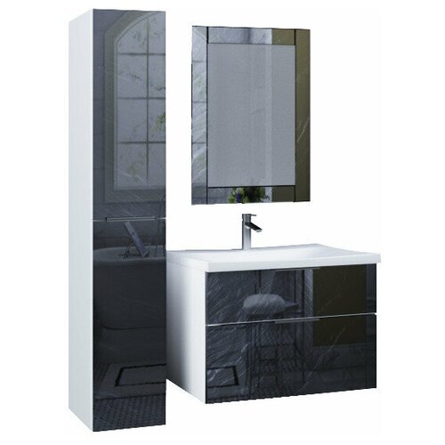 Зеркало Marka One Glass 60x80 Black stone