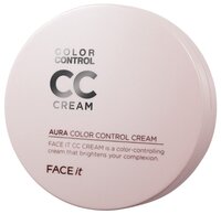 TheFaceShop Face It Aura Color Control Cream CC крем SPF30 20 мл 02 natural beige