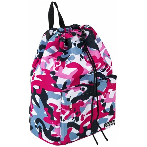 Рюкзак на шнурке ErichKrause EasyLine 16L Pink Camo